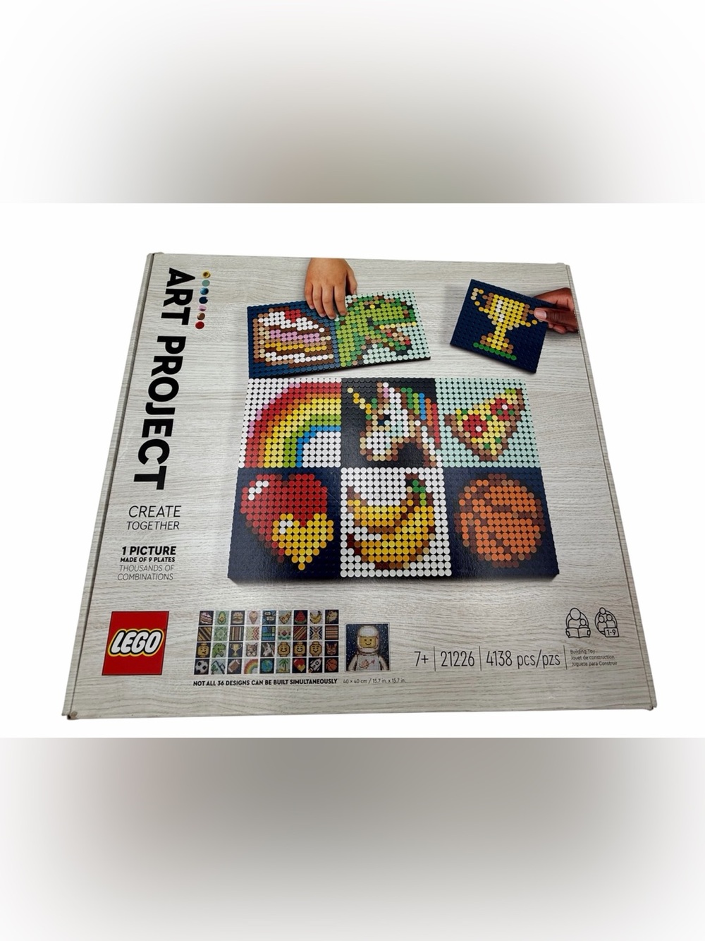 LEGO Art Project Create Together (21226) 4138 pc 7+ Brick Separator Included.